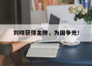 问鼎官网-刘翔获得金牌，为国争光！
